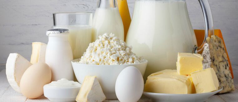 Milchprodukte für die Potenz