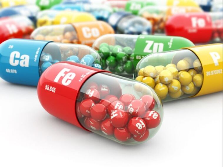 Vitamine zur Verbesserung der Wirksamkeit